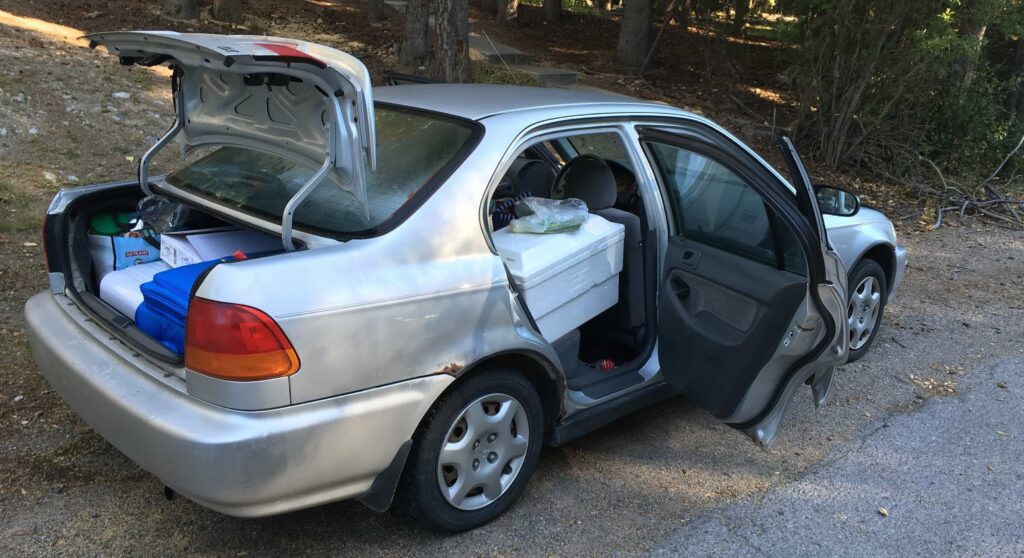 Naládované auto