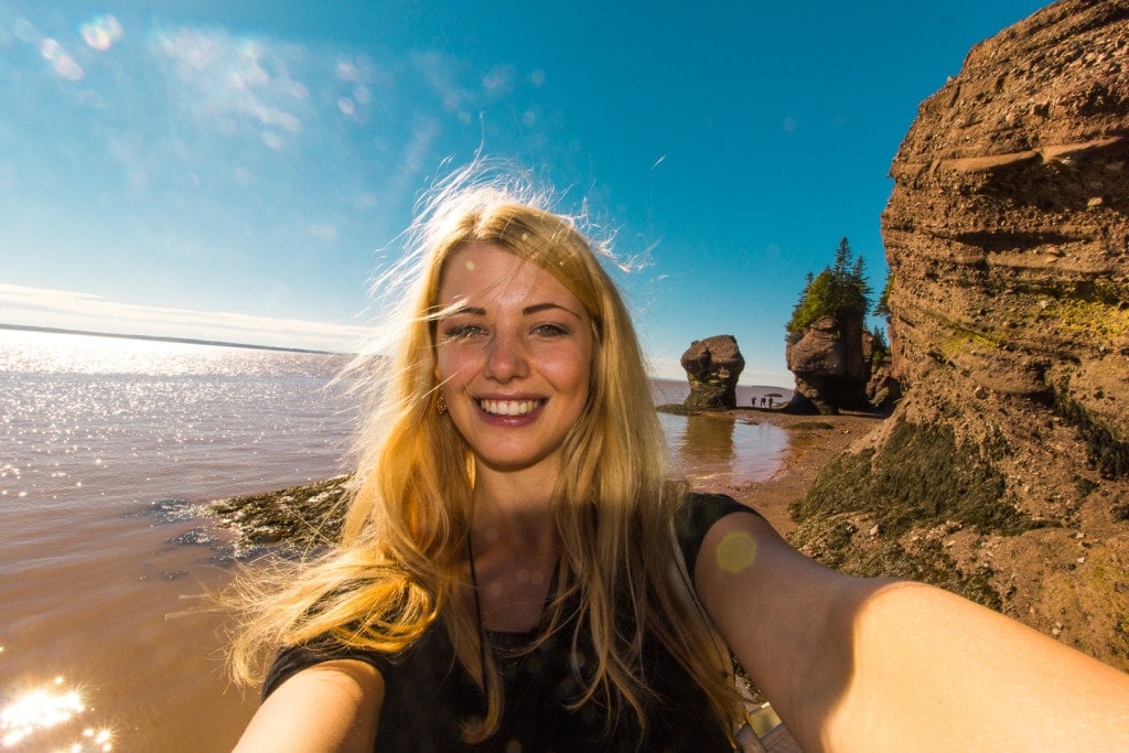 Selfiečko: Květináče v Novém Brunšviku