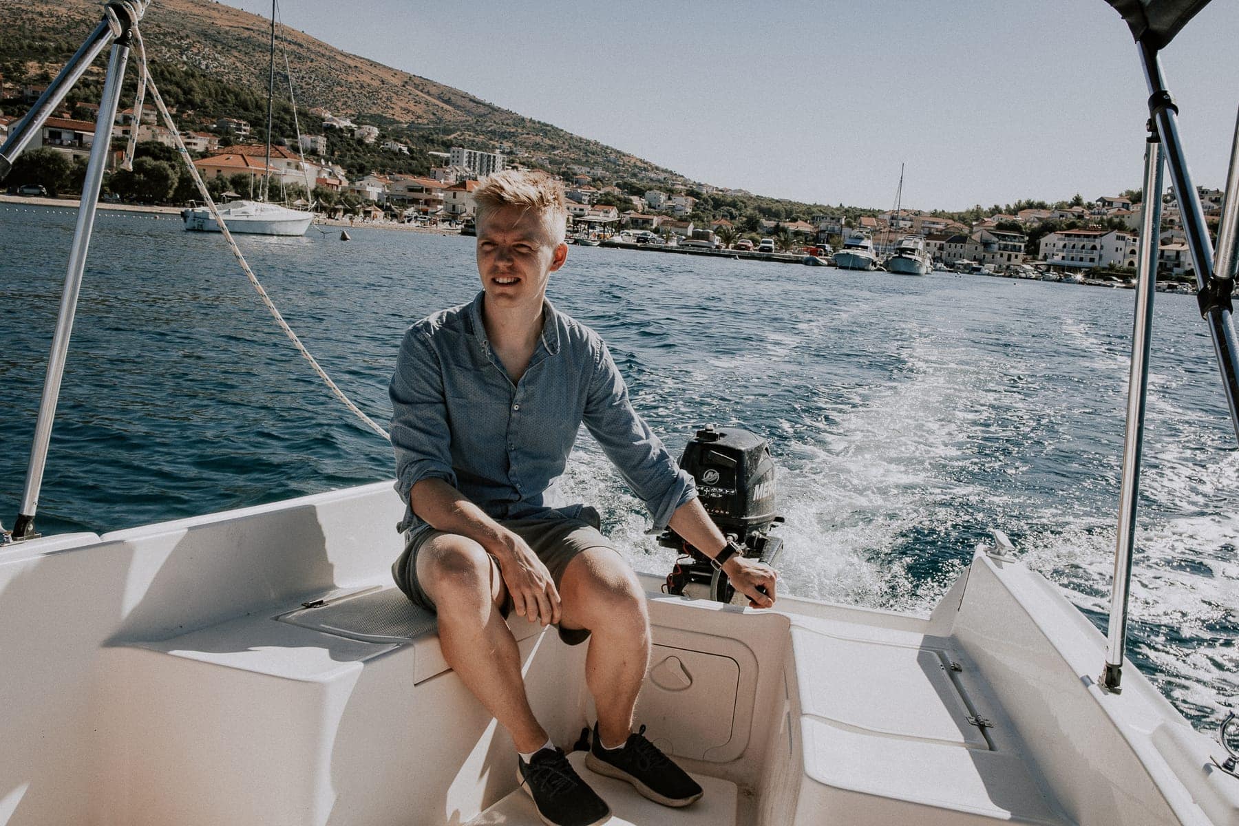 Výlet lodí v Chorvatsku na Korčulu