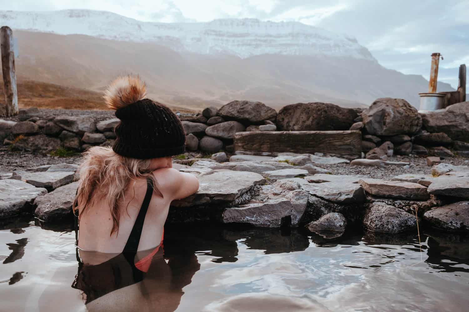 Gorące jeziora na Islandii