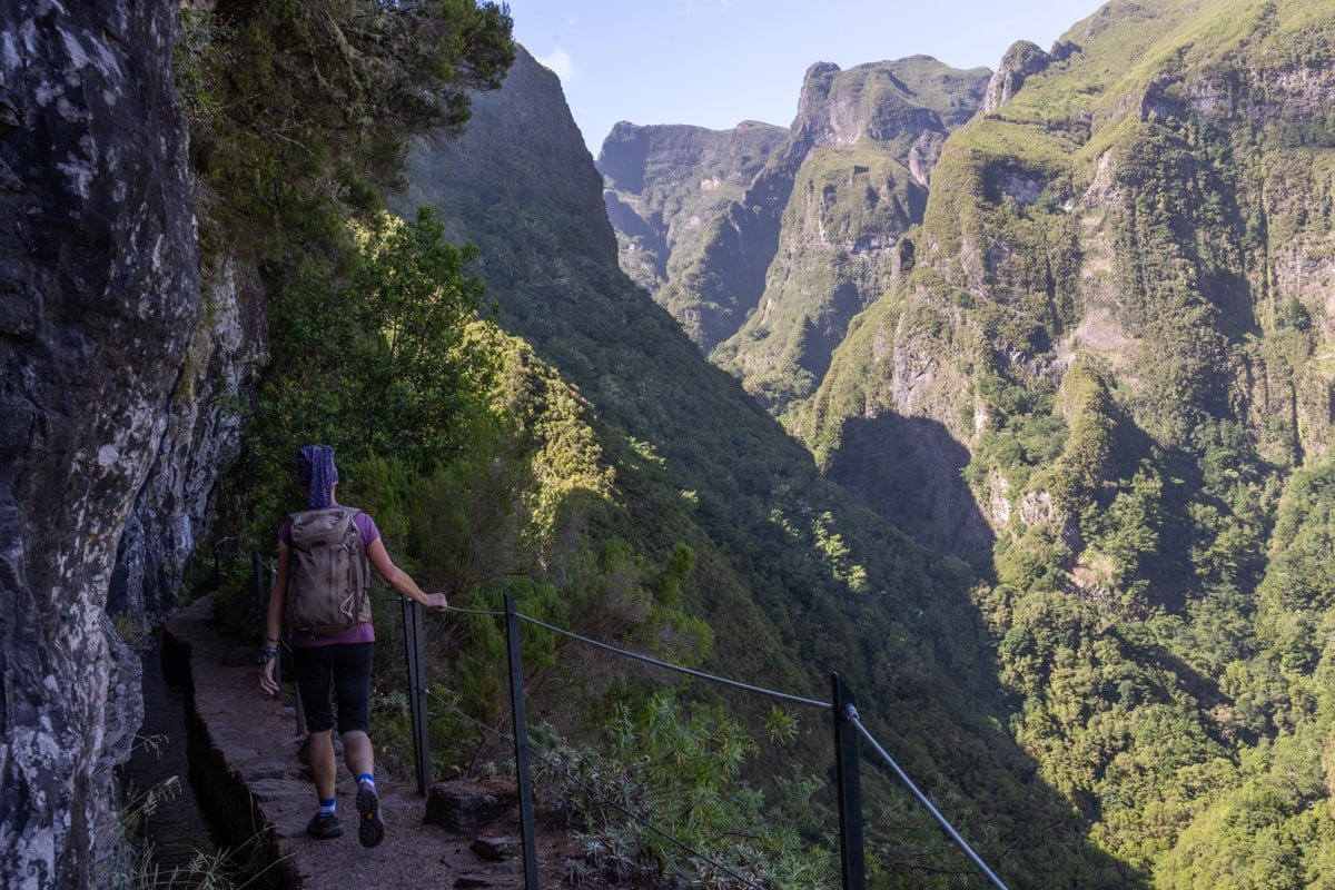 Levada to Madeira waterfall