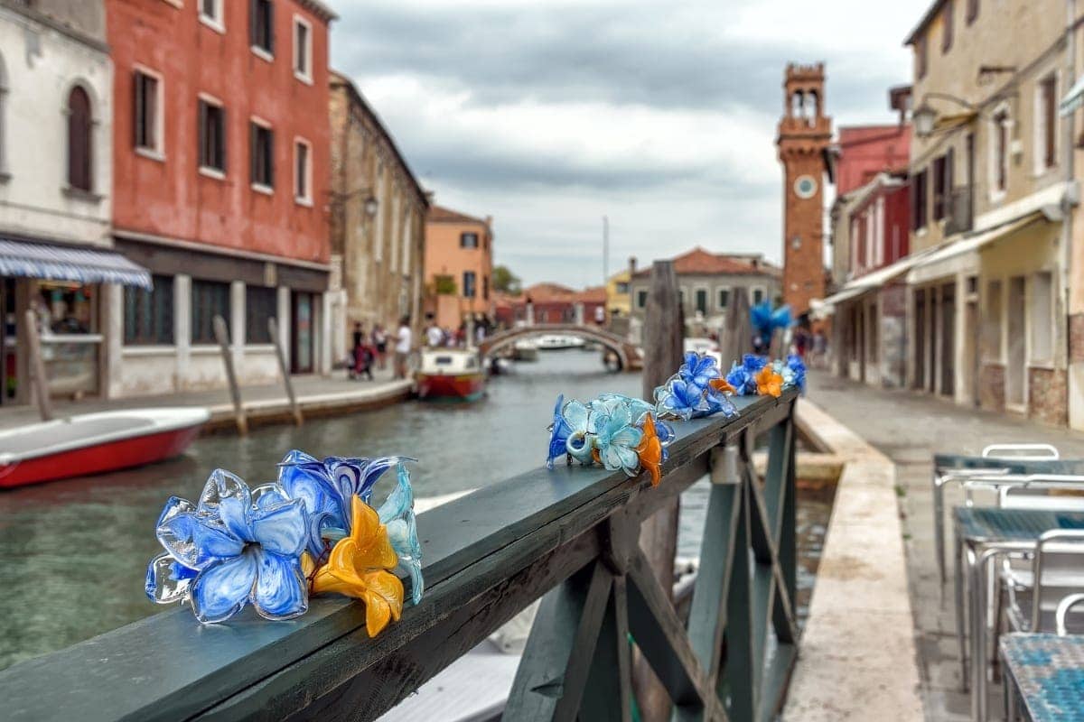 Benátský ostrov Murano.