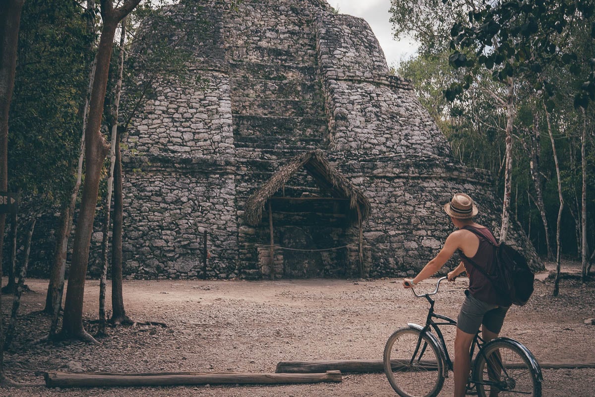 The ruins of Coba: Don't forget to rent a bike!