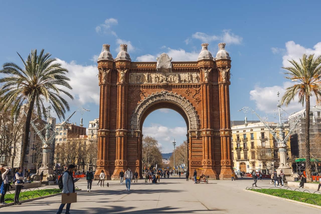 Arc de Triomf v Barceloně