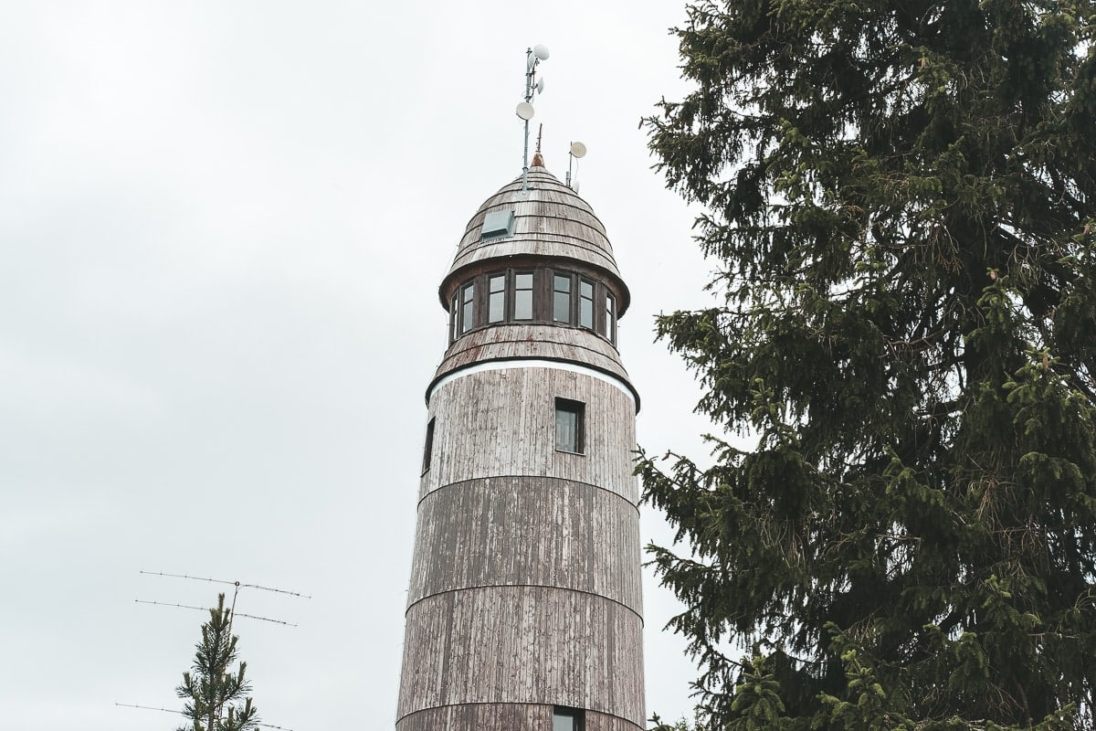 View of the tower on Blatná Hill