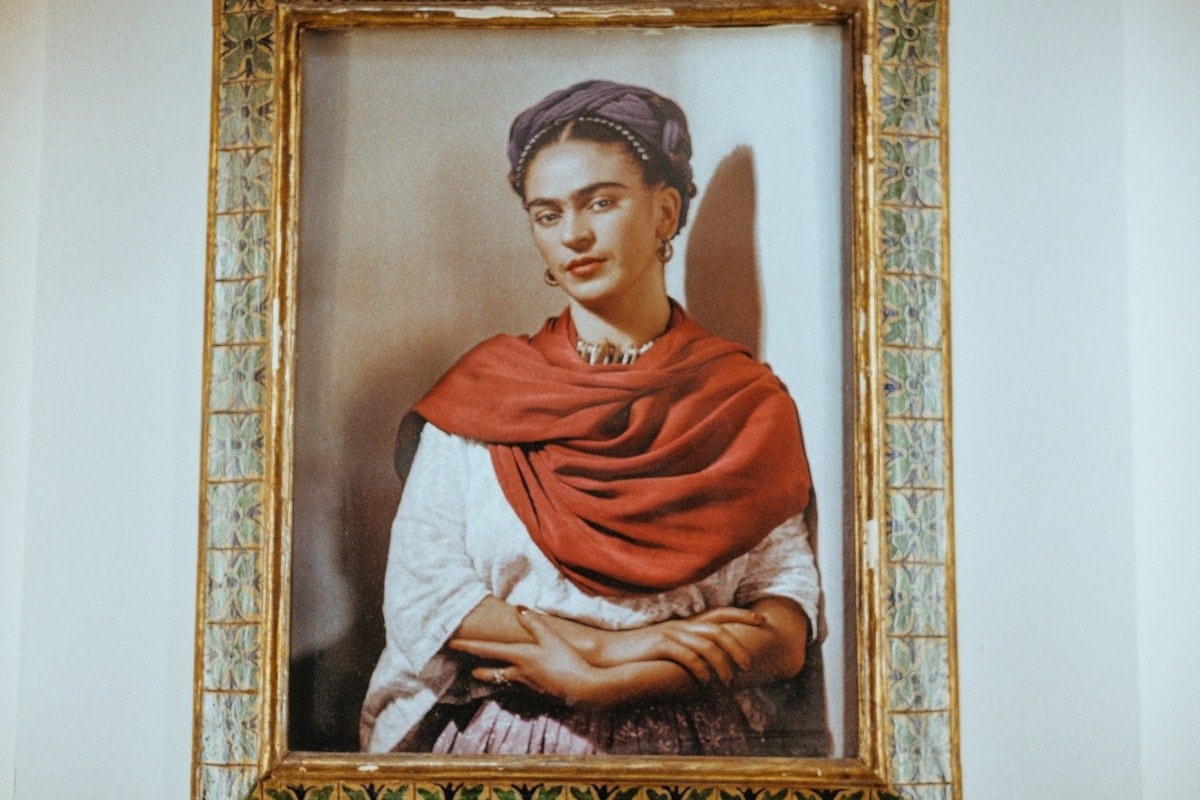 Portrét Fridy Kahlo, Casa Azul, Mexico city
