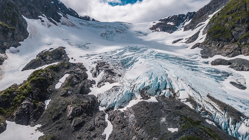 ledovec whittier alaska aljaska