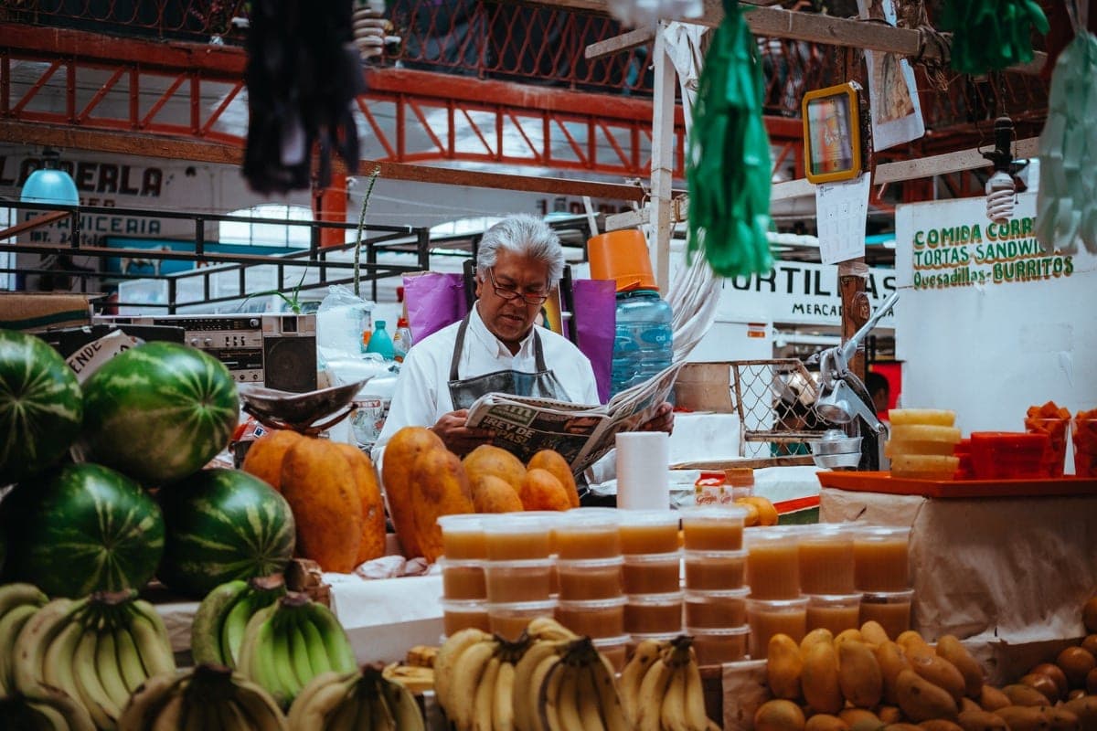 Mercado Hidalgo - tržiště v cenru mexického Guanajuata