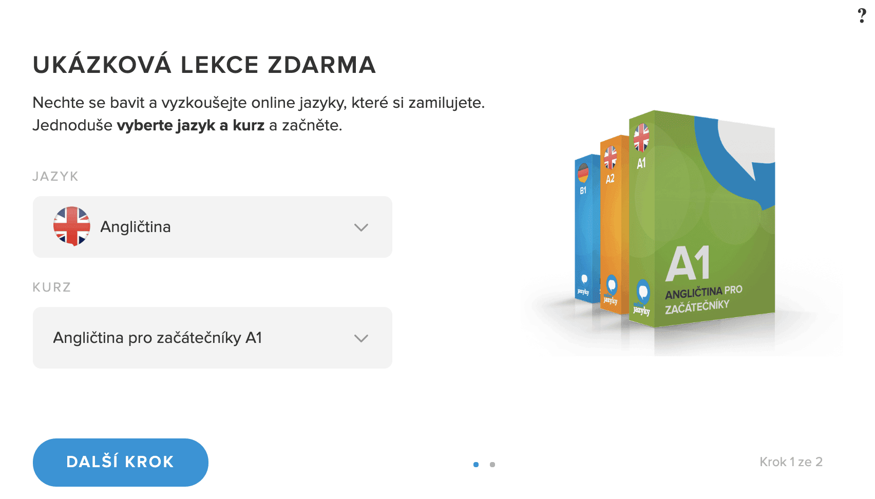 Ukázková lekce zdarma Onlinejazyky.cz