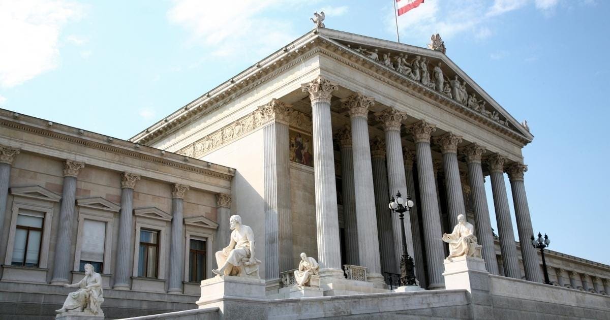 Budova parlamentu - Najvýznamnejšia budova Rakúska