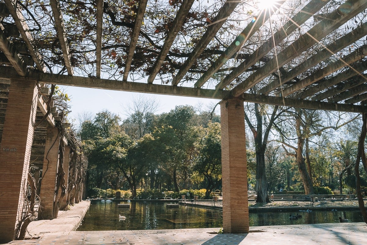 Největší park v Seville: Parque de María Luisa