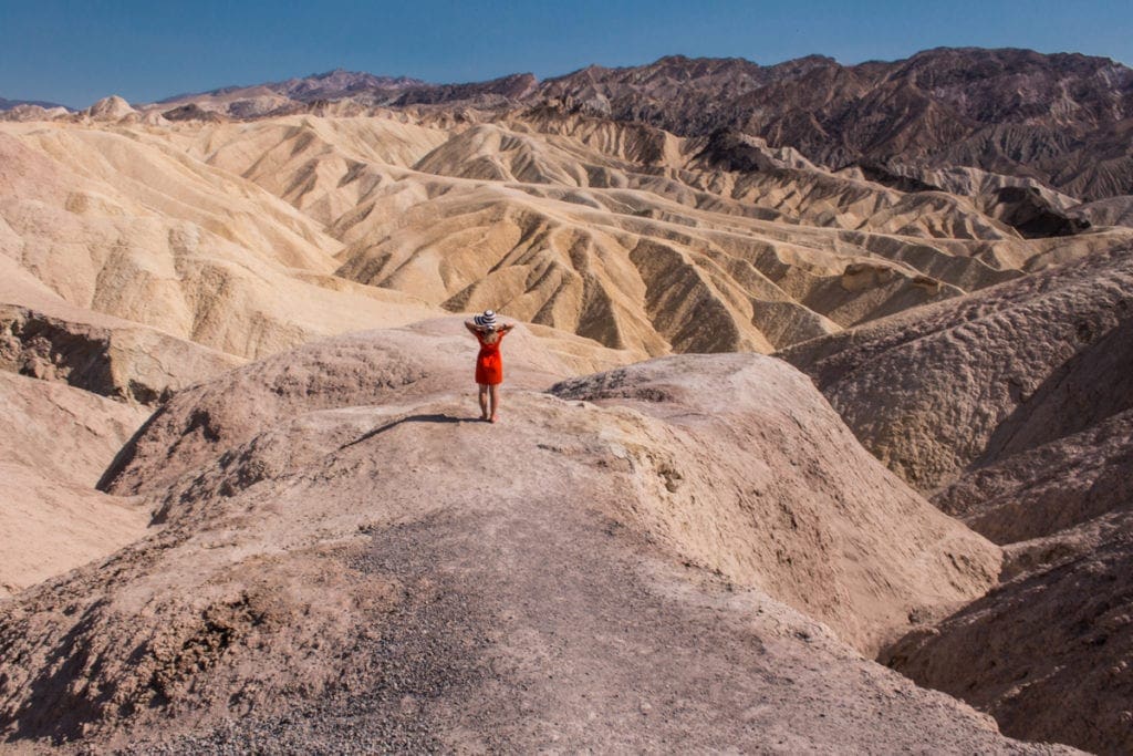 Jedno z ikonických míst Death Valley
