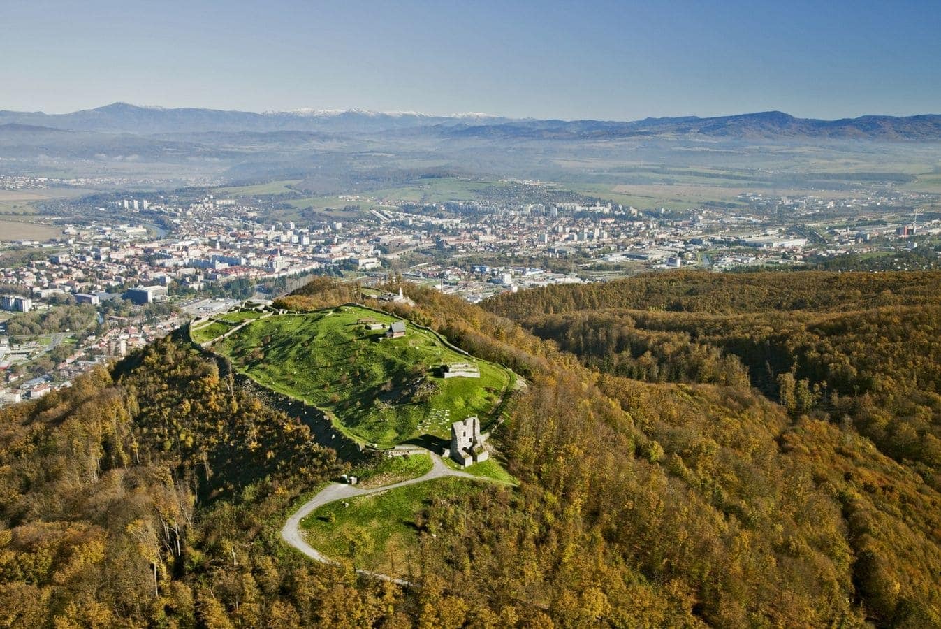 Opuszczony zamek w pobliżu Zwolenia, Słowacja