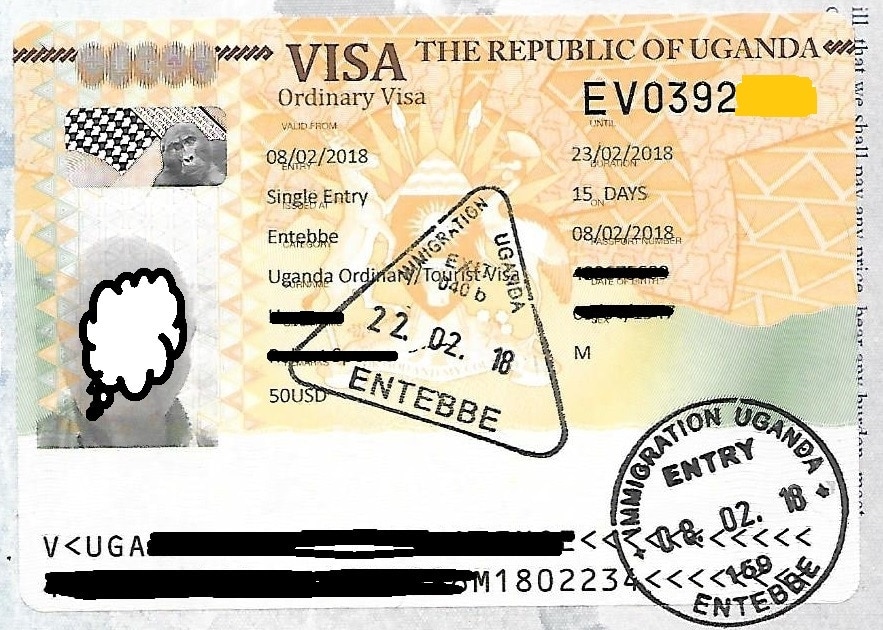 Visa to Uganda