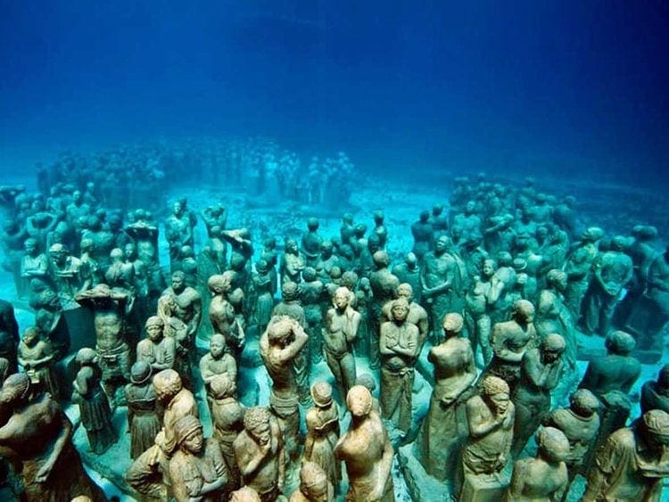 Podmorské múzeum na Yucatáne