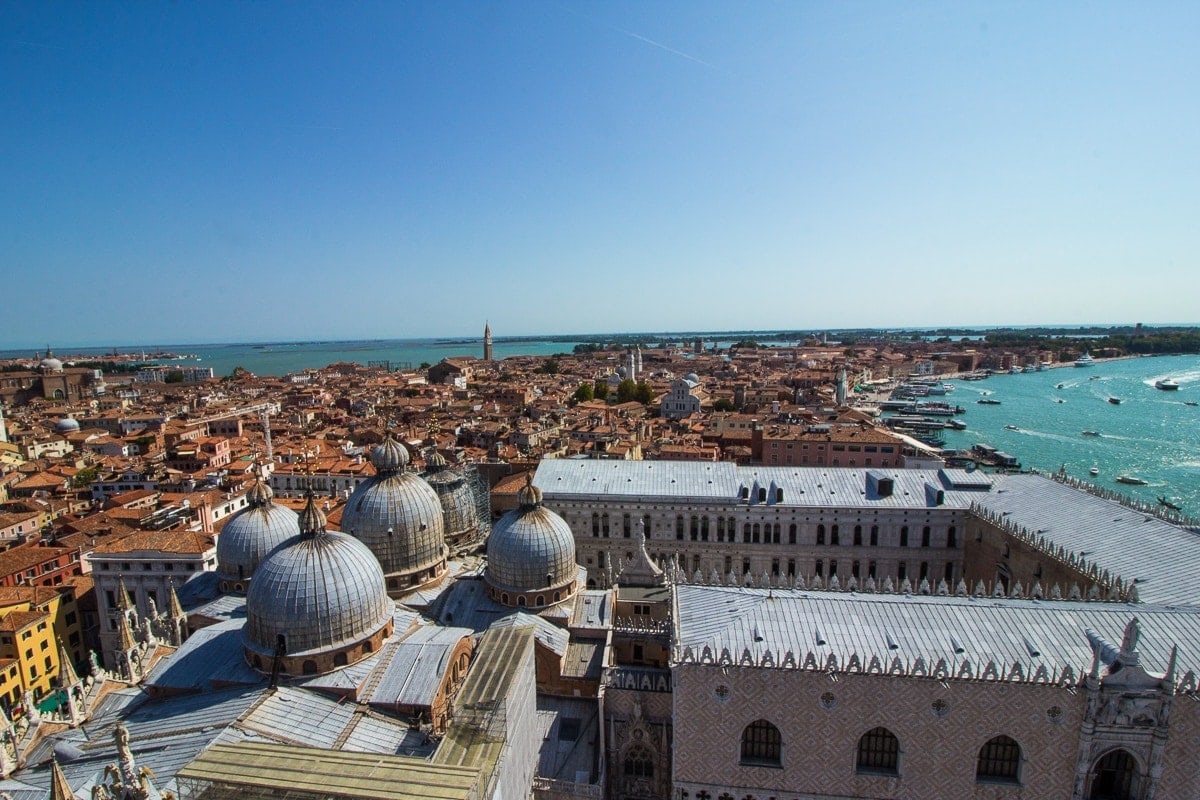 View from the Bell Tower of St. St Mark's (Campanile di San Marco)